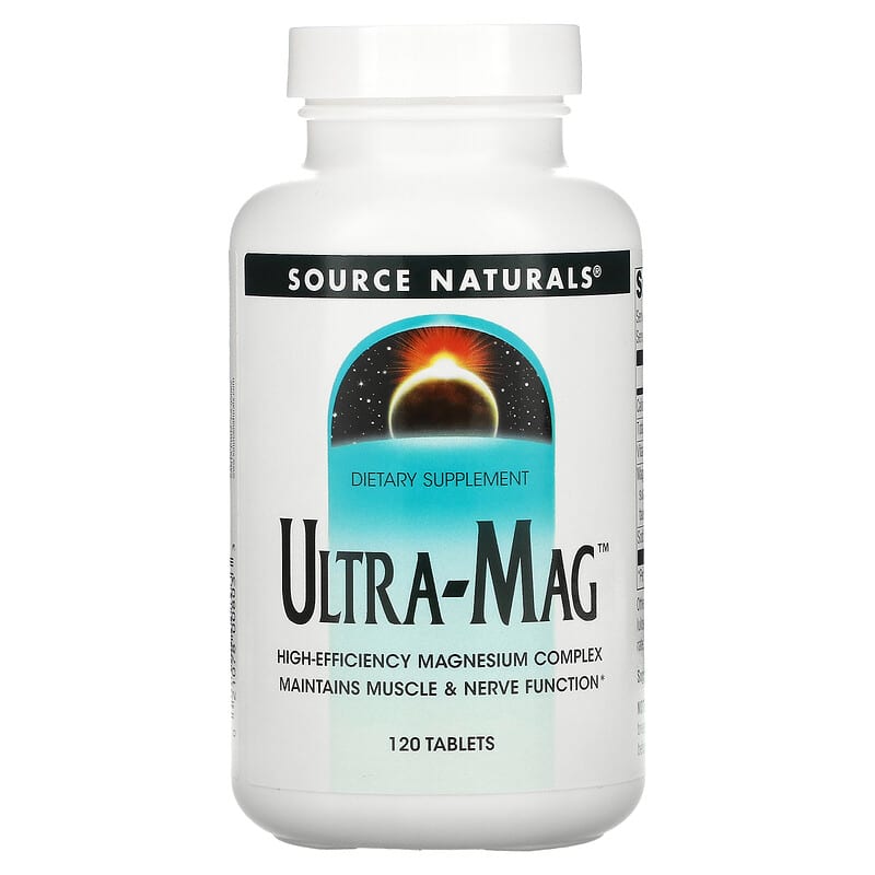 Source Naturals Ultra-Mag 120 Tablets 3 Source Naturals Ultra-Mag 120 Tablets 021078008033