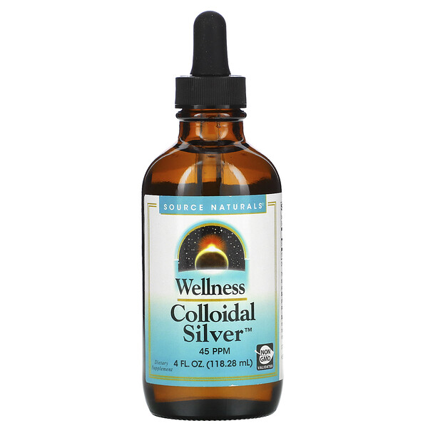 Mua Source Naturals Wellness Colloidal Silver 45 PPM 4 oz 118.28 ml giảm giá rẻ Hà nội TPHCM