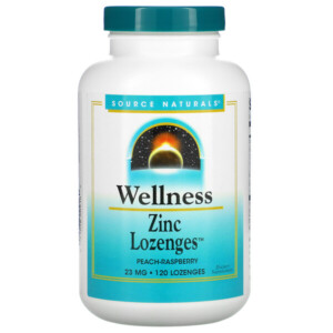 Mua Source Naturals Wellness Zinc Lozenges Peach-Raspberry 23 mg 120 Lozenges giảm giá rẻ Hà nội TPHCM