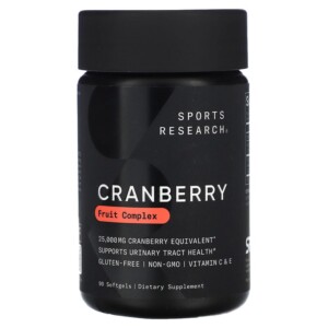Sports Research Cranberry Fruit Complex 90 Softgels 023249010302