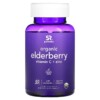 Sports Research Organic Elderberry Vitamin C + Zinc Natural Berry 60 Gummies 023249013495