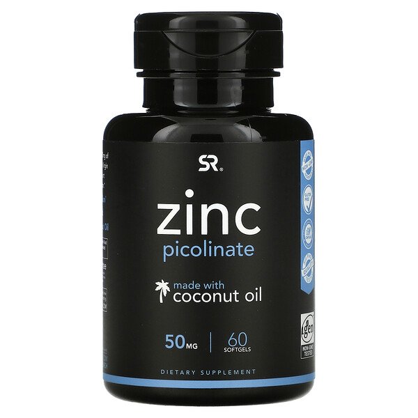 Sports Research Zinc Picolinate High Potency 50 mg 60 Softgels 2 Mua Sports Research Zinc Picolinate 50 mg 60 Softgels giảm giá rẻ Hà nội TPHCM
