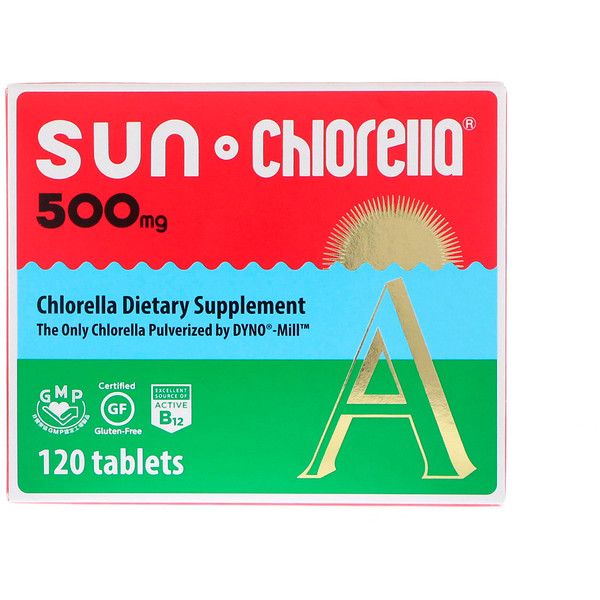 Sun Chlorella A 500 mg 120 viên 6 sun chlorella a 500 mg 120 tablets 34167