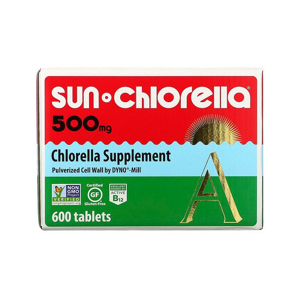 Sun Chlorella Sun Chlorella A 500 mg 600 viên 3 sun chlorella sun chlorella a 500 mg 600 tablets 18697