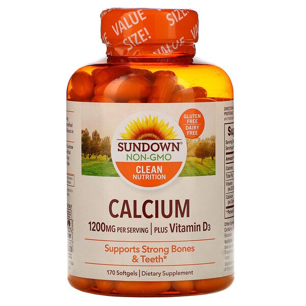 Sundown Naturals Calcium Plus Vitamin D3 600 mg 170 Softgels 3 Mua Sundown Naturals Calcium Plus Vitamin D3 600 mg 170 Softgels giảm giá rẻ Hà nội TPHCM