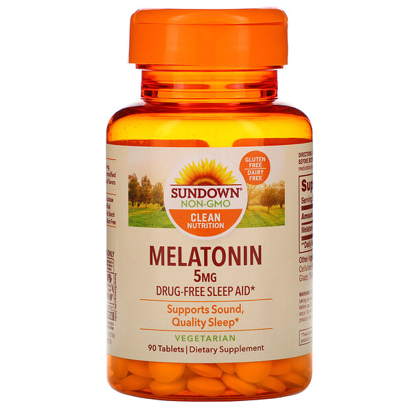 Sundown Naturals Melatonin 5 mg 90 viên 3 sundown naturals melatonin 5 mg 90 tablets 41062