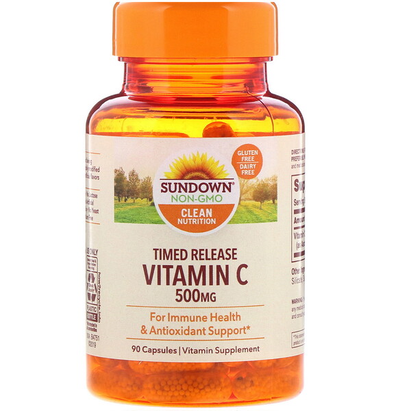 Mua Sundown Naturals Vitamin C Timed Release 500 mg 90 viên giảm giá rẻ Hà nội TPHCM