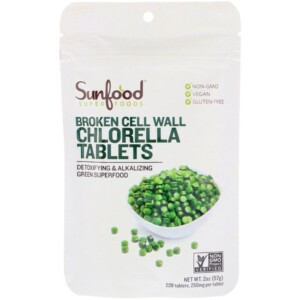 Mua Sunfood Broken Cell Wall Chlorella viên 250 mg 228 viên 2 oz 57 g giảm giá rẻ Hà nội TPHCM