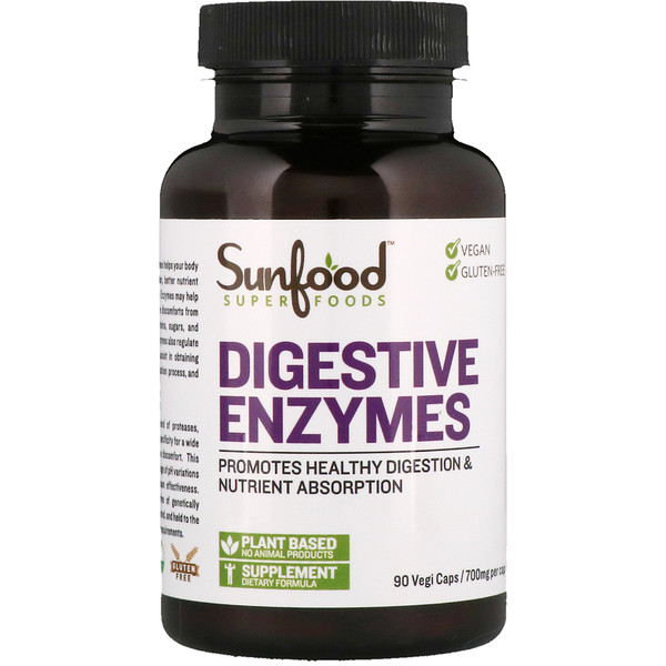 Mua Sunfood Digestive Enzymes 700 mg 90 Vegi Caps giảm giá rẻ Hà nội TPHCM
