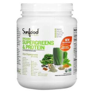 Mua Sunfood Organic Supergreens & Protein 2.2 lb 997.9 g giảm giá rẻ Hà nội TPHCM