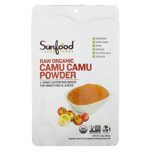 Mua Sunfood Raw Organic Camu Camu Powder 3.5 oz 100 g giảm giá rẻ Hà nội TPHCM