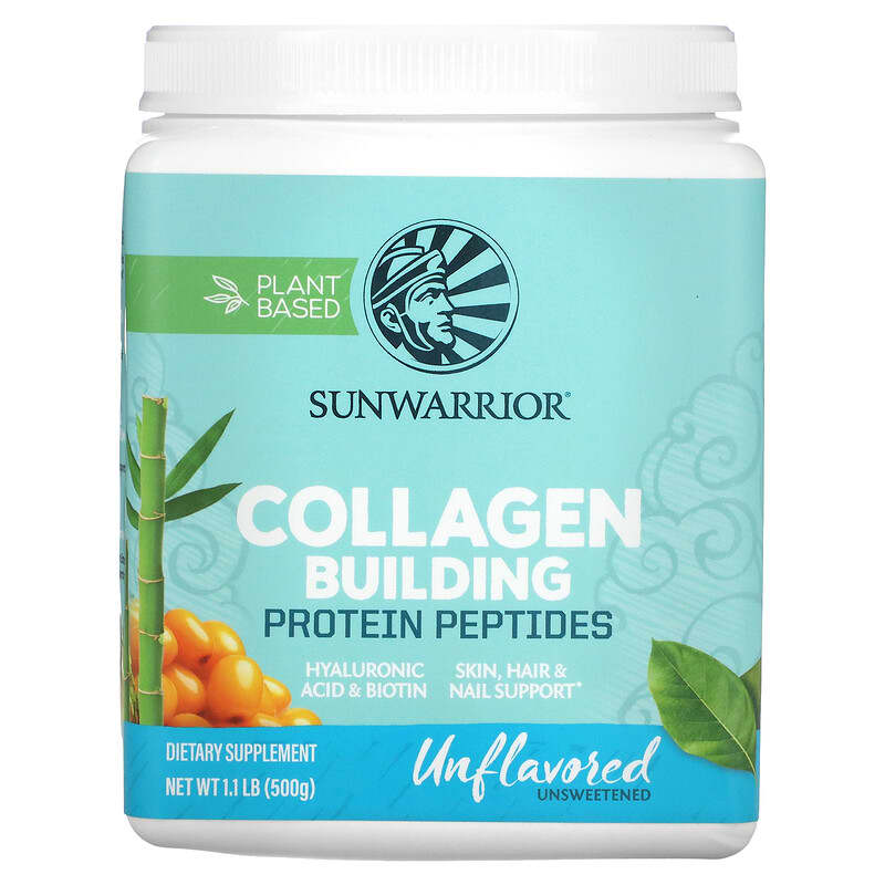 Sunwarrior Collagen Building Protein Peptides Unflavored 1.1 lb (500 g) 3 Sunwarrior Collagen Building Protein Peptides Unflavored 1.1 lb (500 g) 814784026770