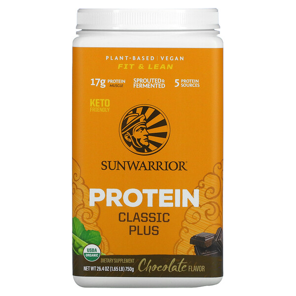 Sunwarrior Classic Plus Protein Plant Based Chocolate 1.65 lb (750 g) 2 Mua Sunwarrior Protein Classic Plus Chocolate 1.65 lb 750 g giảm giá rẻ Hà nội TPHCM