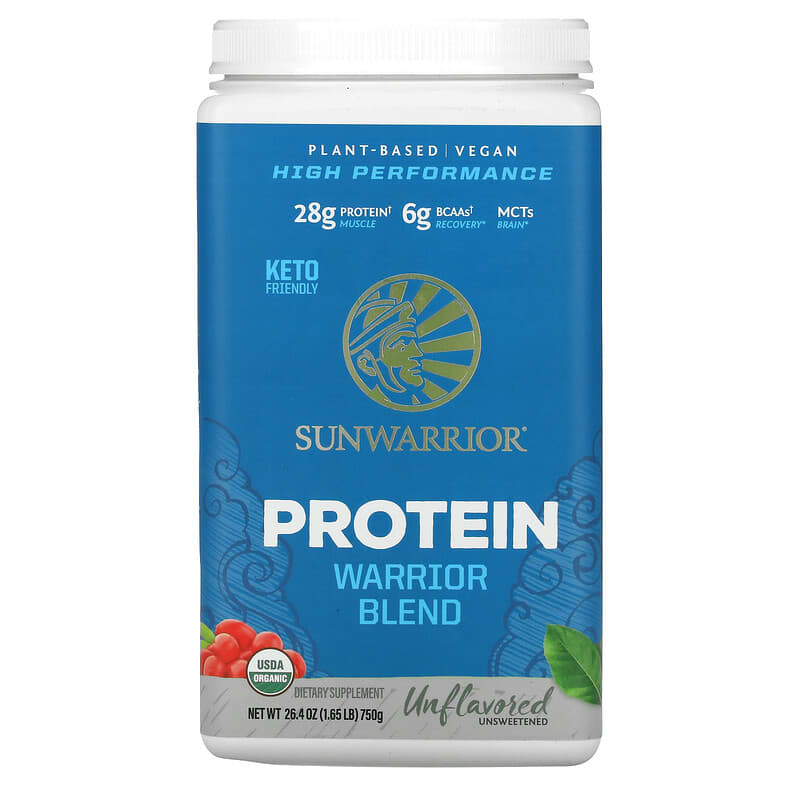 Sunwarrior Warrior Blend Protein Unflavored 1.65 lb (750 g) 3 Sunwarrior Warrior Blend Protein Unflavored 1.65 lb (750 g) 814784024295