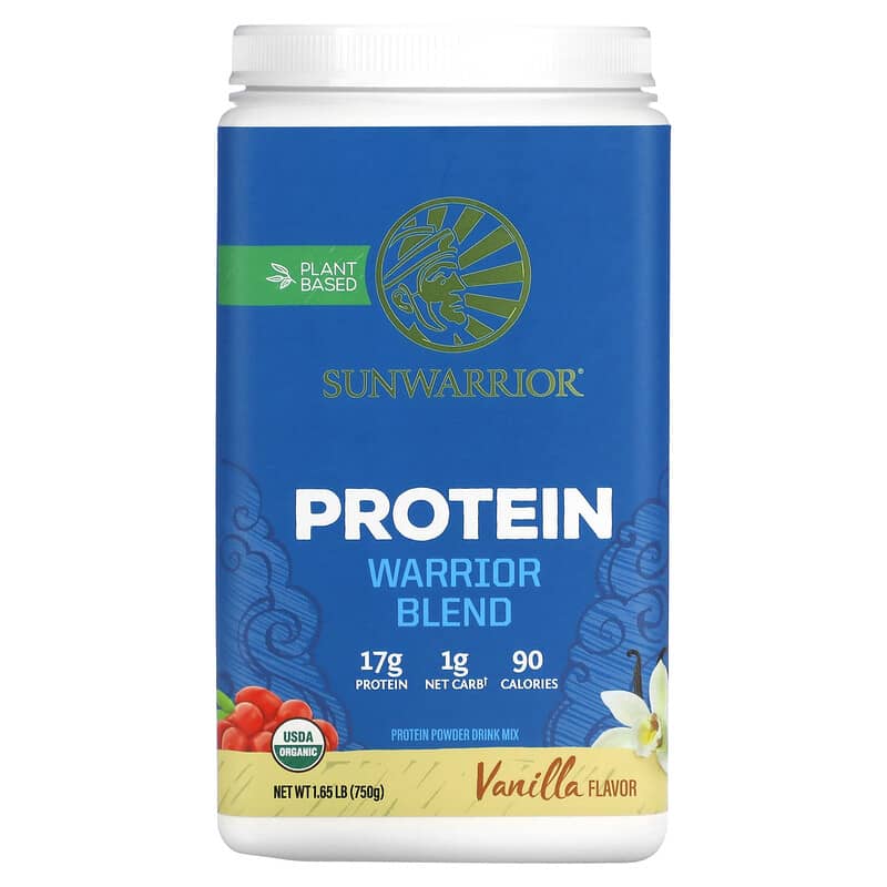 Sunwarrior Warrior Blend Protein Vanilla 1.65 lb (750 g) 3 Sunwarrior Warrior Blend Protein Vanilla 1.65 lb (750 g) 814784024318