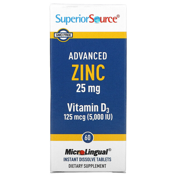 Superior Source Advanced Zinc Vitamin D3 60 MicroLingual Instant Dissolve Tablets 3 Mua Superior Source Advanced Zinc Vitamin D3 60 MicroLingual Instant Dissolve viên giảm giá rẻ Hà nội TPHCM