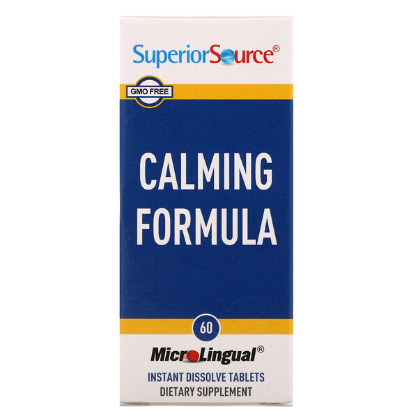Superior Source Calming Formula 60 MicroLingual Instant Dissolve Tablets 2 Mua Superior Source Calming Formula 60 Instant Dissolve viên giảm giá rẻ Hà nội TPHCM