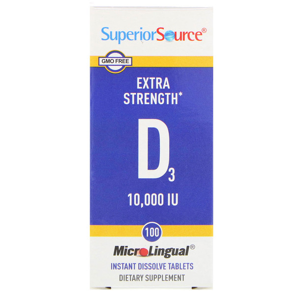 Mua Superior Source D3 Extra Strength MicroLingual 250 mcg 10