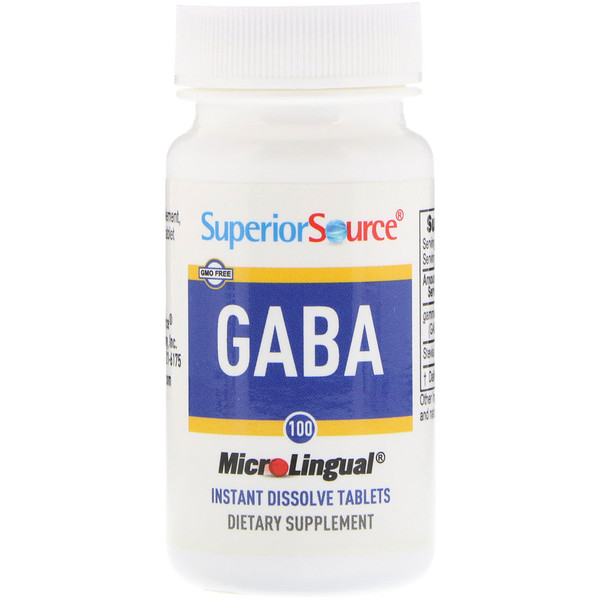 Superior Source GABA 100 mg 100 MicroLingual Instant Dissolve viên 3 superior source gaba 100 mg 100 microlingual instant dissolve tablets 42415