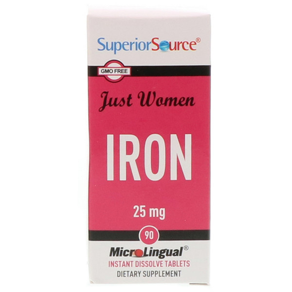 Mua Superior Source Just Women Iron 25 mg 90 Microlingual Instant Dissolve viên giảm giá rẻ Hà nội TPHCM