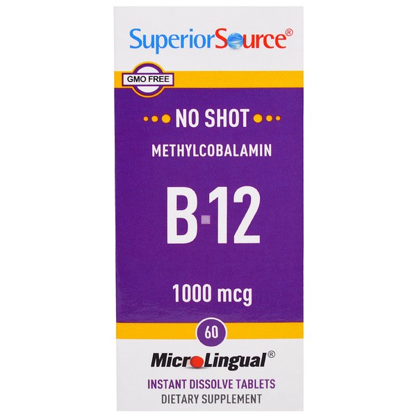 Superior Source Methylcobalamin B-12 1000 mcg 60 viên 3 superior source methylcobalamin b 12 1000 mcg 60 tablets 26977