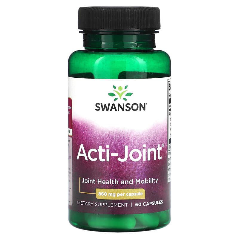 Swanson Acti-Joint 860 mg 60 Capsules 3 Swanson Acti-Joint 860 mg 60 Capsules 087614026633
