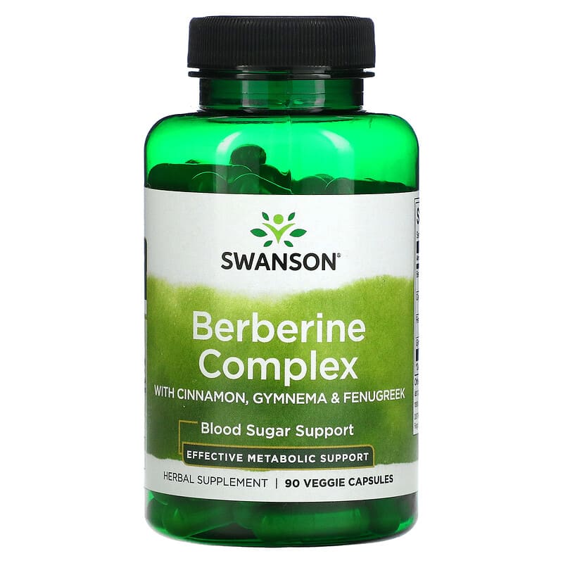 Swanson Berberine Complex 90 Veggie Capsules 3 Swanson Berberine Complex 90 Veggie Capsules 087614116297
