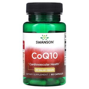 Swanson CoQ10 30 mg 60 Capsules 087614016276