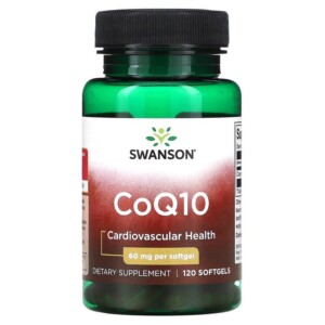 Swanson CoQ10 60 mg 120 Softgels 087614026114