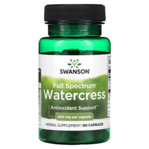 Swanson Full Spectrum Watercress 400 mg 60 Capsules 087614115801
