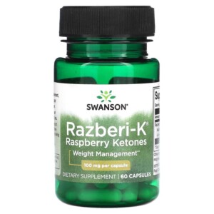 Swanson Razberi-K Raspberry Ketones 100 mg 60 Capsules 087614040684