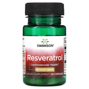 Swanson Resveratrol 50 mg 30 Capsules 087614022826