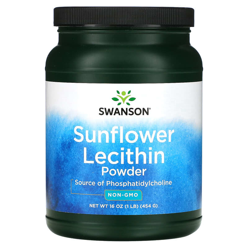 Swanson Sunflower Lecithin Powder 1 lb (454 g) 3 Swanson Sunflower Lecithin Powder 1 lb (454 g) 087614115238