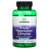 Swanson Triple Magnesium Complex 400 mg 100 Capsules 087614018089