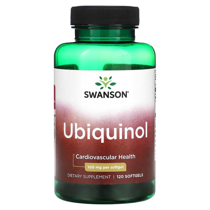 Swanson Ubiquinol 100 mg 120 Softgels 3 Swanson Ubiquinol 100 mg 120 Softgels 087614029375