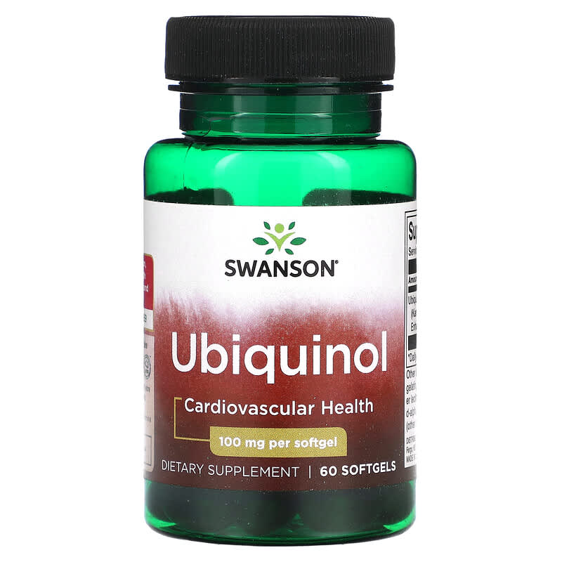Swanson Ubiquinol 100 mg 60 Softgels 3 Swanson Ubiquinol 100 mg 60 Softgels 087614023779
