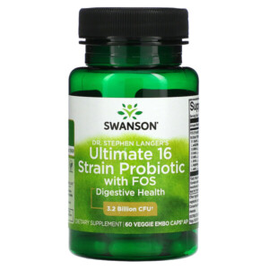 Mua Swanson Ultimate 16 Strain Probiotic With FOS 3.2 Billion CFU 60 Veggie EMBO Caps AP giảm giá rẻ Hà nội TPHCM