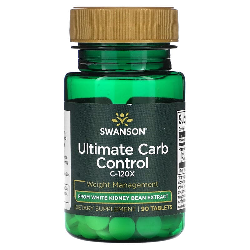 Swanson Ultimate Carb Control C-120X 90 Tablets 3 Swanson Ultimate Carb Control C-120X 90 Tablets 087614023021