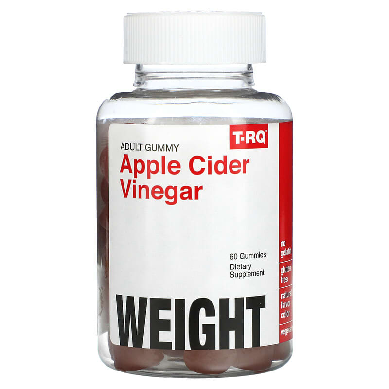 T-RQ Adult Gummy Apple Cider Vinegar 60 Gummies 3 T-RQ Adult Gummy Apple Cider Vinegar 60 Gummies 835776001421