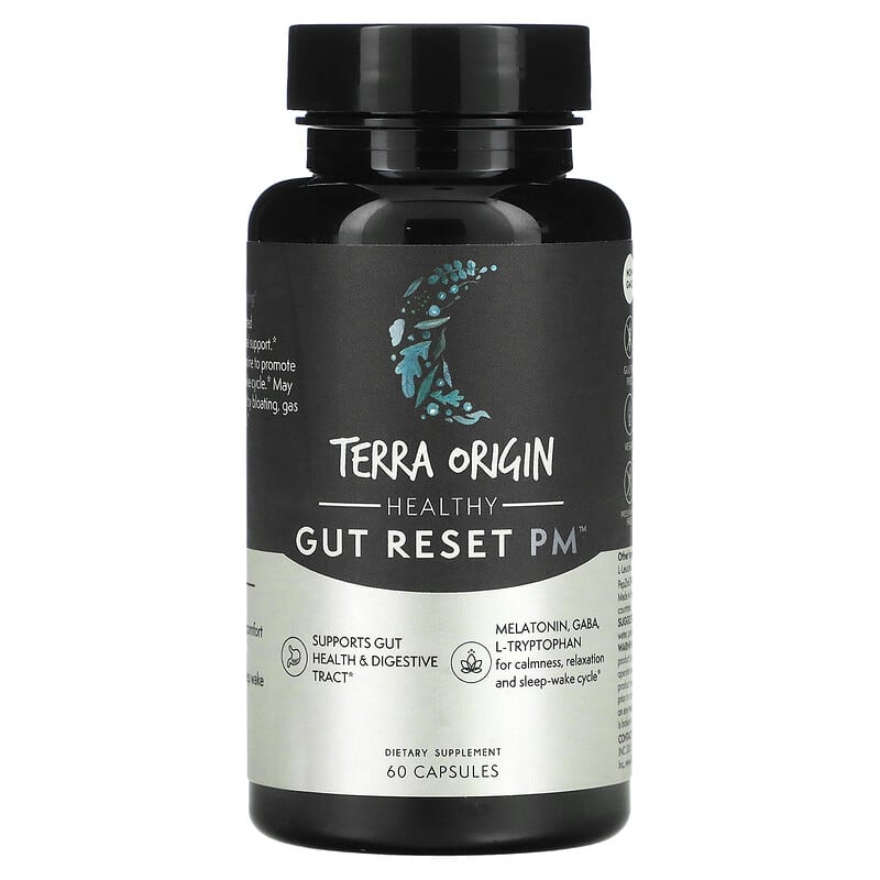 Terra Origin Healthy Gut Reset PM 60 Capsules 3 Terra Origin Healthy Gut Reset PM 60 Capsules 857668007984