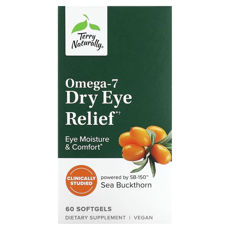 Terry Naturally Omega 7 Dry Eye Relief 60 Softgels 6 terry naturally omega 7 dry eye relief 60 softgels 51685