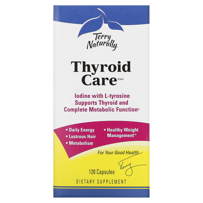 Terry Naturally Thyroid Care 120 Capsules 3 Terry Naturally Thyroid Care 120 Capsules 367703255022
