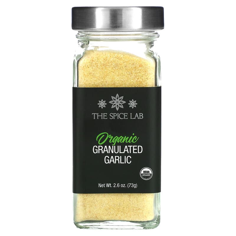 The Spice Lab Organic Granulated Garlic 2.6 oz (73 g) 3 The Spice Lab Organic Granulated Garlic 2.6 oz (73 g) 846836004962