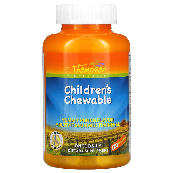 Mua Thompson Children's Chewable Yummy Punch 120 viên nhai giảm giá rẻ Hà nội TPHCM