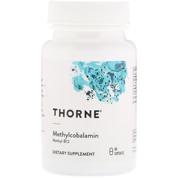 Thorne Vitamin B12 as Methylcobalamin 60 Capsules 3 Mua Thorne Research Methylcobalamin 60 viên giảm giá rẻ Hà nội TPHCM