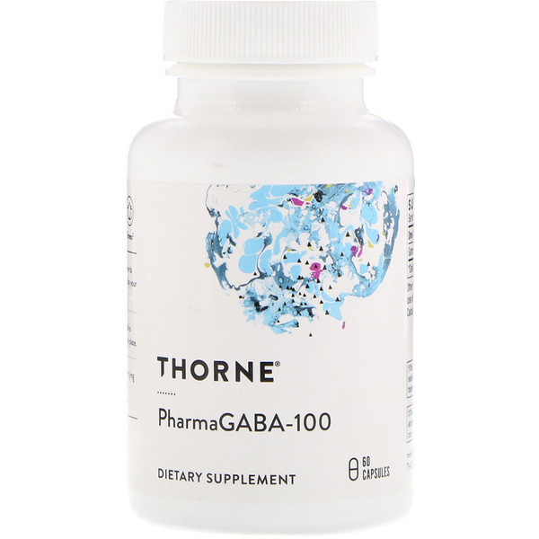 Thorne Research PharmaGABA-100 60 viên 3 thorne research pharmagaba 100 60 capsules 18741
