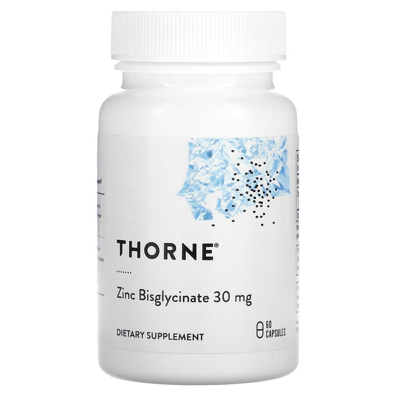 Thorne Zinc Bisglycinate 30 mg 60 Capsules 3 Thorne Zinc Bisglycinate 30 mg 60 Capsules 693749011743