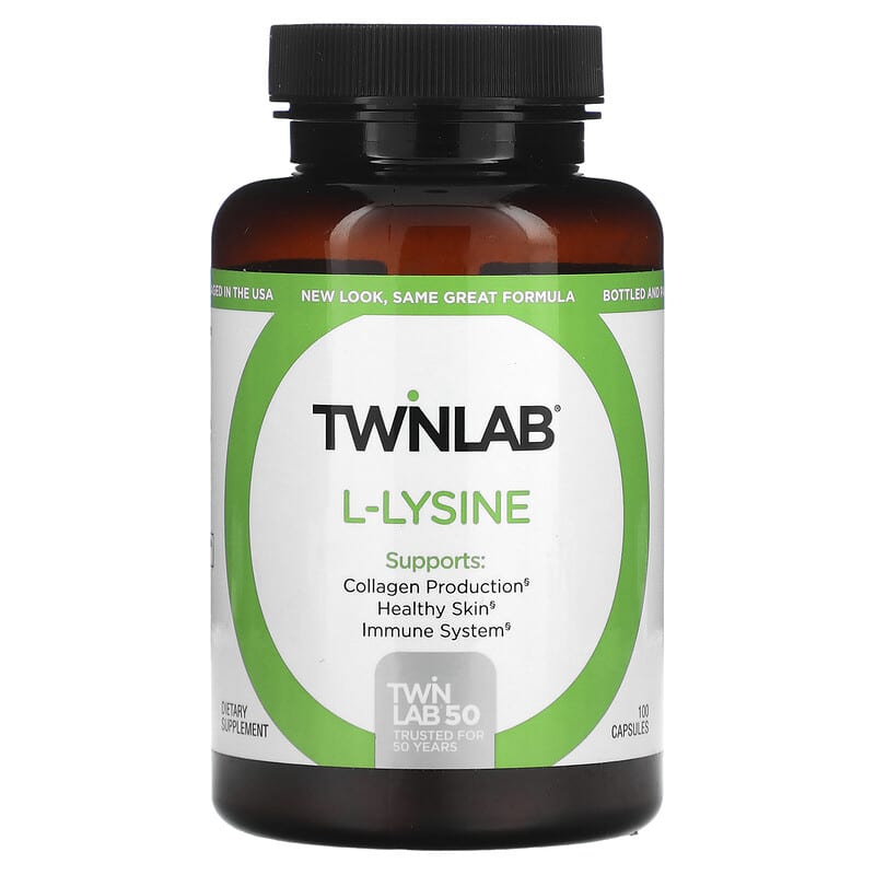 Twinlab L-Lysine 500 mg 100 Capsules 3 Twinlab L-Lysine 500 mg 100 Capsules 027434001410