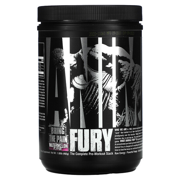 Mua Universal Nutrition Animal Fury The Complete Pre-Workout Stack Watermelon 1.08 lb 492 g giảm giá rẻ Hà nội TPHCM