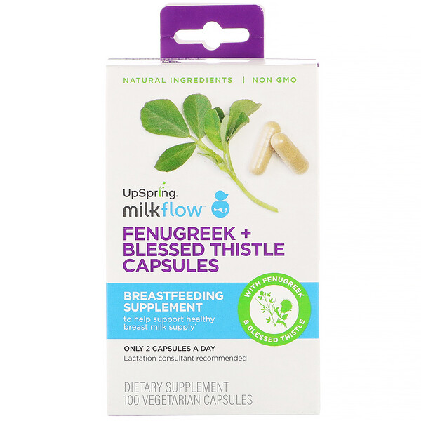 Mua UpSpring Milkflow Fenugreek + Blessed Thistle 100 viên giảm giá rẻ Hà nội TPHCM